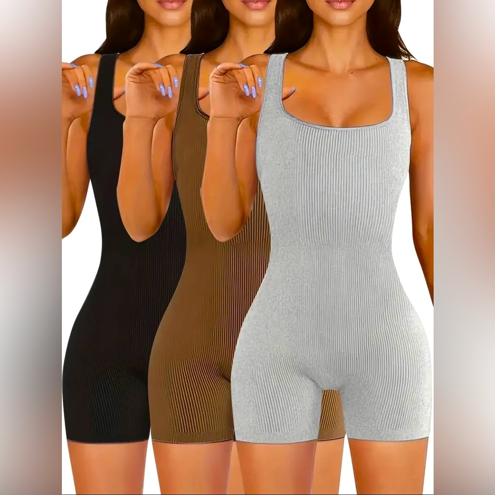 Lioness Luxe Sporty Ribbed Romper 3 Sets for Women - Women's Clothing